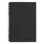 Wirebound Guided Quicknotes Notebook, 1 Subject, List-management Format, Dark Gray Cover, 8 X 5, 80 Sheets