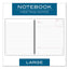 Wirebound Guided Meeting Notes Notebook, 1 Subject, Meeting-minutes/notes Format, Dark Gray Cover, 11 X 8.25, 80 Sheets