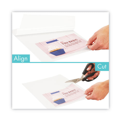Ezalign Thermal Laminating Pouches, 3 Mil, 9" X 11.5", Gloss Clear, 100/pack