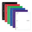 Wirebound Notebook, 1 Subject, Medium/college Rule, Green Cover, 11 X 8.5, 100 Sheets