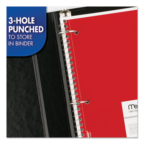 Spiral Notebook, 1 Subject, Medium/college Rule, Assorted Covers, 10.5 X 8, 70 Sheets, 6/pack