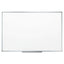 Dry Erase Board With Aluminum Frame, 36 X 24, Melamine White Surface, Silver Aluminum Frame