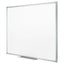 Dry Erase Board With Aluminum Frame, 72 X 48, Melamine White Surface, Silver Aluminum Frame