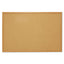 Economy Cork Board With Oak Frame, 48 X 36, Natural Surface, Oak Fiberboard Frame