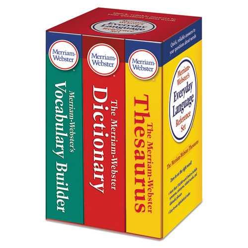 Everyday Language Reference Set, Dictionary, Thesaurus, Vocabulary Builder