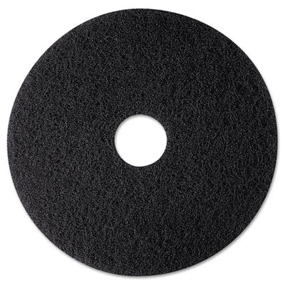 Low-speed High Productivity Floor Pads 7300, 18" Diameter, Black, 5/carton