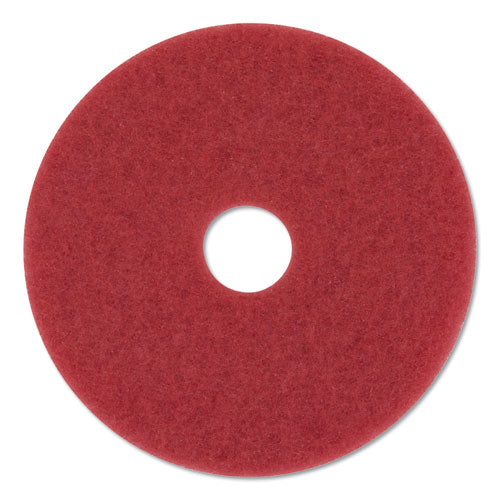 Low-speed Buffer Floor Pads 5100, 20" Diameter, Red, 5/carton
