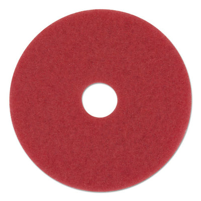 Low-speed Buffer Floor Pads 5100, 20" Diameter, Red, 5/carton