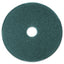 Low-speed High Productivity Floor Pads 5300, 19" Diameter, Blue, 5/carton
