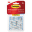 Clear Hooks And Strips, Decorating Clips, Plastic, 0.15 Lb Capacity, 40 Clips And 48 Strips/pack