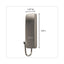 Decorative Hooks, Medium, Metal, Brushed Nickel, 3 Lb Capacity, 2 Hooks And 4 Strips/pack