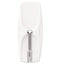 General Purpose Wire Hooks, Medium, Metal, White, 2 Lb Capacity, 7 Hooks And 8 Strips/pack