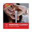 General Purpose Designer Hooks, Medium, Plastic, White, 3 Lb Capacity, 50 Hooks And 50 Strips/carton