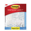 General Purpose Hooks, Variety Pack, Assorted Sizes, Plastic, White, 0.5, 1, 3, 5, 16 Lb Capacities, 54 Pieces/pack