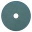 Ultra High-speed Floor Burnishing Pads 3100, 27" Diameter, Aqua, 5/carton
