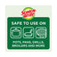 Metal Scrubbing Pads, 2.25 X 2.75, Silver, 3/pack, 8 Packs/carton