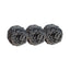 Metal Scrubbing Pads, 2.25 X 2.75, Silver, 3/pack, 8 Packs/carton