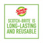Metal Scrubbing Pads, 2.25 X 2.75, Silver, 3/pack, 8 Packs/carton