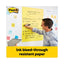 Vertical-orientation Self-stick Easel Pad Value Pack, Presentation Format (1.5" Rule), 25 X 30, Yellow, 30 Sheets, 4/carton