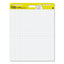 Vertical-orientation Self-stick Easel Pad Value Pack, Presentation Format (1.5" Rule), 25 X 30, Yellow, 30 Sheets, 4/carton