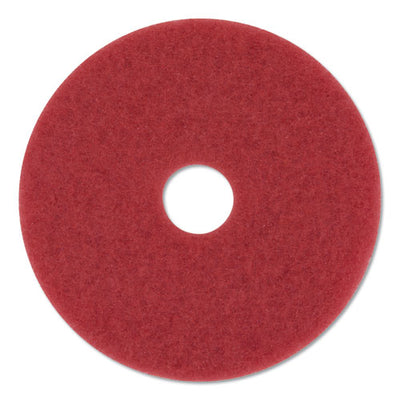 Low-speed Buffer Floor Pads 5100, 28 X 14, Red, 10/carton