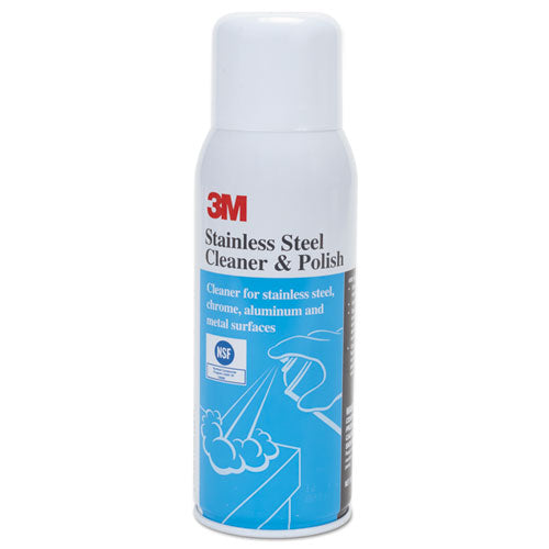 Stainless Steel Cleaner And Polish, Lime Scent, 10 Oz Aerosol Spray