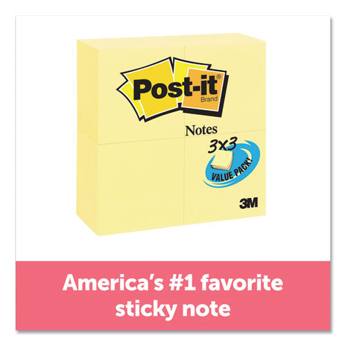 Original Pads In Canary Yellow, Note Ruled, 3" X 5", 100 Sheets/pad, 12 Pads/pack