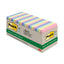Original Recycled Note Pad Cabinet Pack, 3" X 3", Sweet Sprinkles Collection Colors, 75 Sheets/pad, 24 Pads/pack