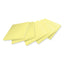 100% Recycled Paper Super Sticky Notes, 3" X 3", Canary Yellow, 70 Sheets/pad, 5 Pads/pack