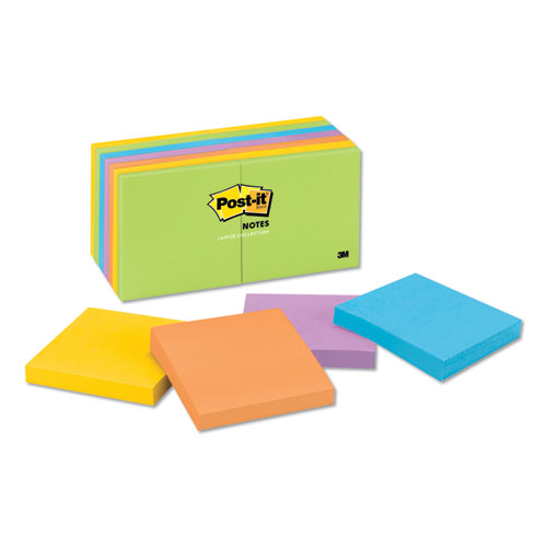 Original Pads In Floral Fantasy Collection Colors, 3" X 5", 100 Sheets/pad, 5 Pads/pack