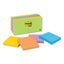 Original Pads In Floral Fantasy Collection Colors, Note Ruled, 4" X 6", 100 Sheets/pad, 3 Pads/pack