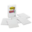 Grid Notes, Quad Ruled, 4" X 6", White, 50 Sheets/pad, 6 Pads/pack