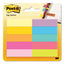 Page Flag Markers, Assorted Brights, 100 Flags/pad, 5 Pads/pack