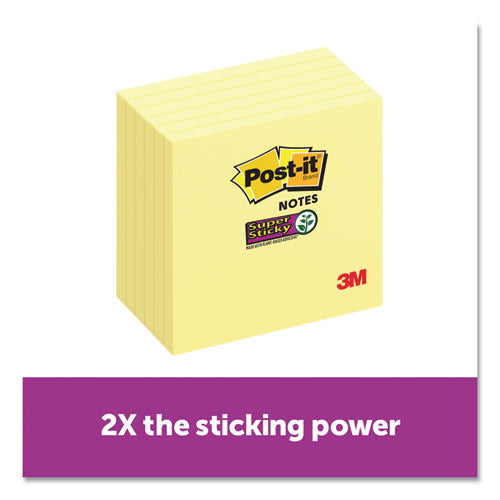 Pads In Canary Yellow, Cabinet Pack, Note Ruled, 4" X 4", 90 Sheets/pad, 12 Pads/pack
