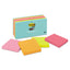 Pads In Supernova Neon Collection Colors, Note Ruled, 4" X 4", 90 Sheets/pad, 6 Pads/pack