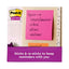 Pads In Energy Boost Collection Colors, Note Ruled, 4" X 4", 90 Sheets/pad, 6 Pads/pack