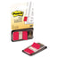 Marking Page Flags In Dispensers, Green, 50 Flags/dispenser, 12 Dispensers/pack