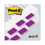 Standard Page Flags In Dispenser, Purple, 50 Flags/dispenser, 2 Dispensers/pack