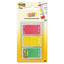 Arrow Message 1" Page Flags, Sign Here, Yellow, 50 Flags/dispenser, 12 Dispensers/pack