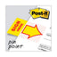 Arrow Message 1" Page Flags, "sign Here", Yellow, 50 Flags/dispenser, 2 Dispensers/pack