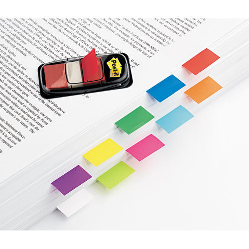 Standard Page Flags In Dispenser, Yellow, 50 Flags/dispenser, 2 Dispensers/pack