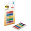 Arrow 0.5" Page Flags, Blue/green/purple/red/yellow, 20/color, 100/pack