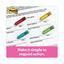 Arrow Message 0.5" Page Flags, Sign And Date, 4 Primary Colors, 20 Flags/dispenser, 4 Dispensers/pack