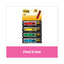 Arrow Message 0.5" Page Flags W/dispensers, "sign Here", Asst Primary, 30 Flags Dispenser, 4 Dispensers/pack