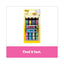 Arrow 0.5" Page Flags, Assorted Primary/brights, 252/pack