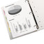 Lined Tabs, 1/5-cut, Assorted Bright Colors, 2" Wide, 24/pack