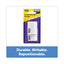 Lined Tabs, 1/5-cut, White, 2" Wide, 50/pack