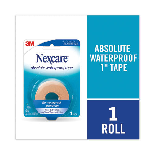 Absolute Waterproof First Aid Tape, Foam, 1 X 180