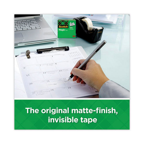 Magic Tape Desktop Dispenser Value Pack, 1" Core, 0.75" X 83.33 Ft, Clear