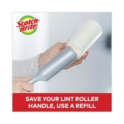 Lint Roller, Heavy-duty Handle, 60 Sheets Roller, 2/pack
